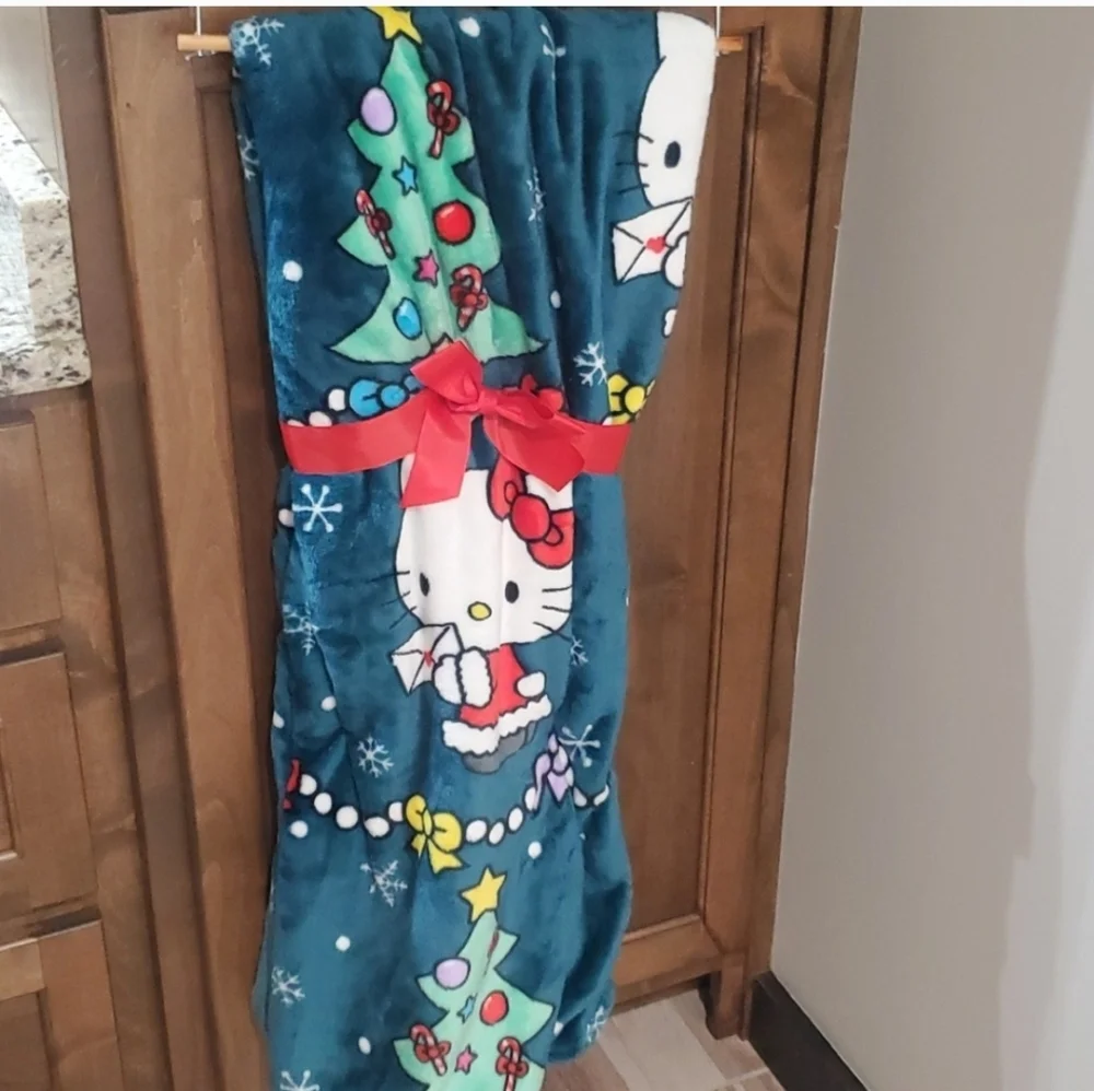 Hello Kitty Holiday Blanket-NWT